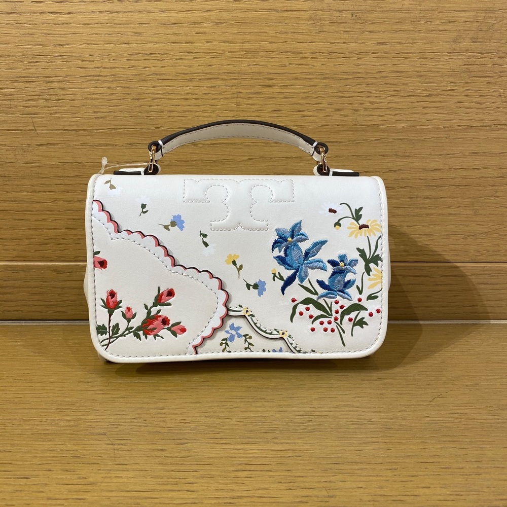 savannah applique mirco top handle bag